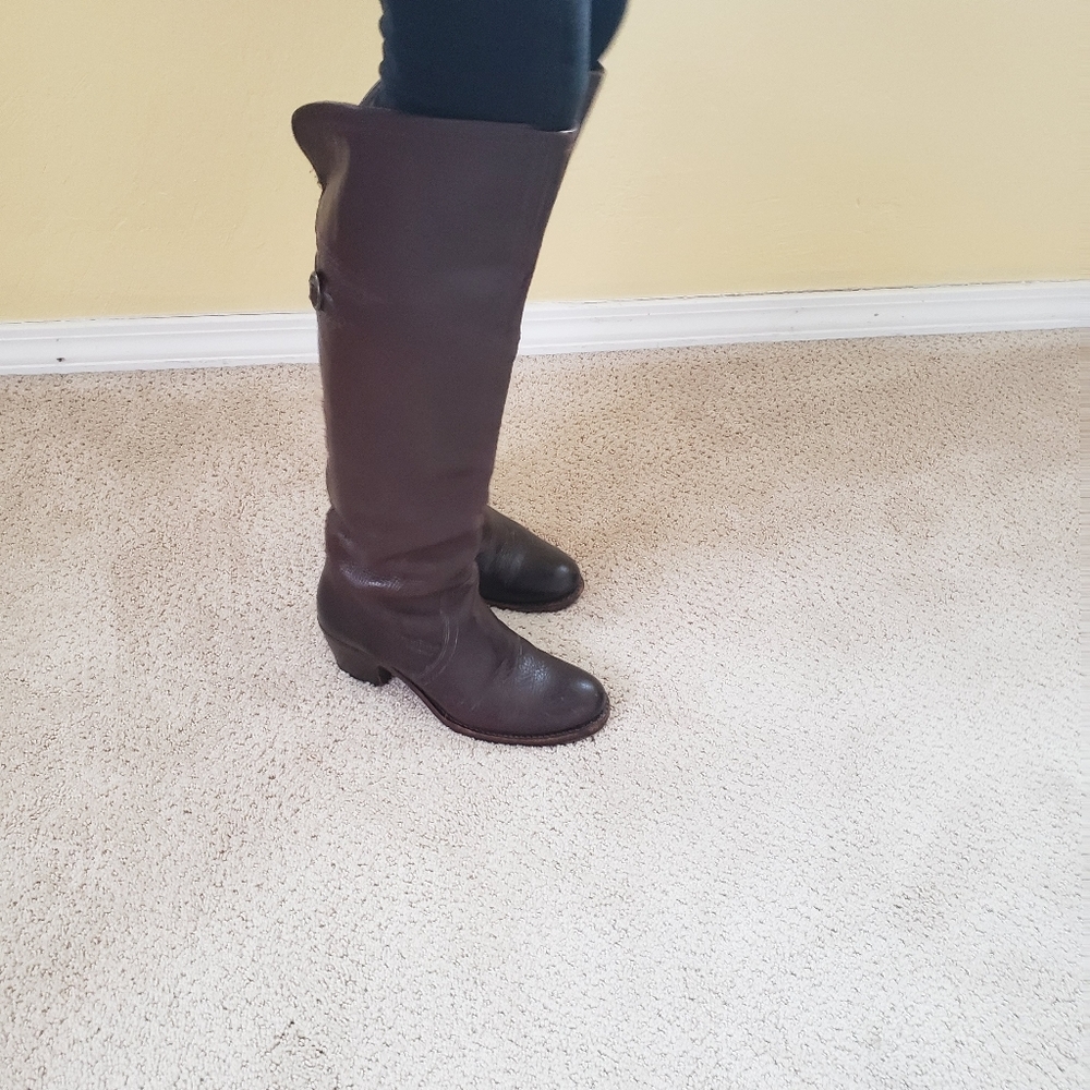 Frye Jane tall cuff boot